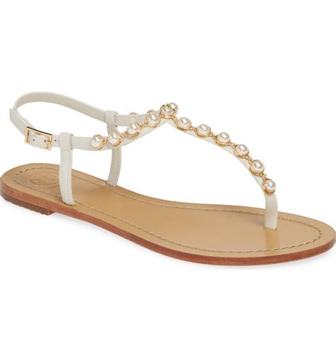 cheap emmy embellished t-strap sandal tory burch|tory burch wedge sandals.